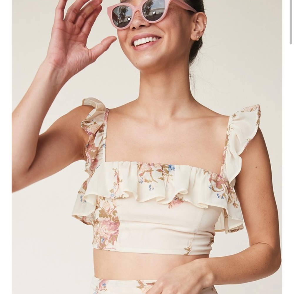 LPA TOP IN BLUSH BOUQUET